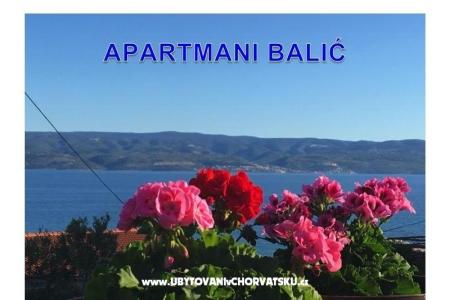 Apartmány Balić Omiš Chorvátsko
