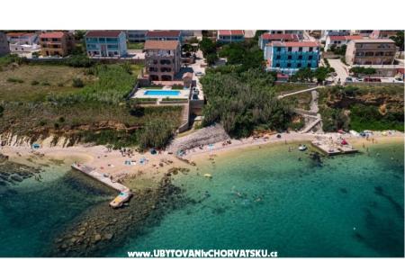 Pool apartments Pag ostrov Pag Chorvátsko